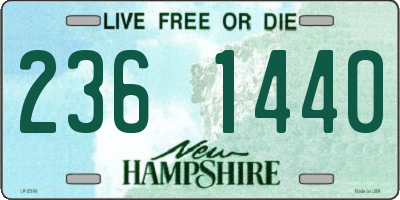 NH license plate 2361440