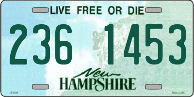 NH license plate 2361453