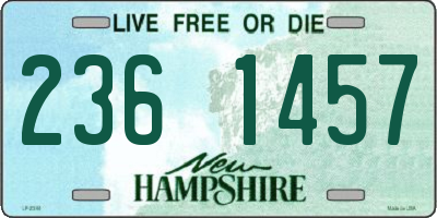 NH license plate 2361457