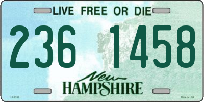 NH license plate 2361458