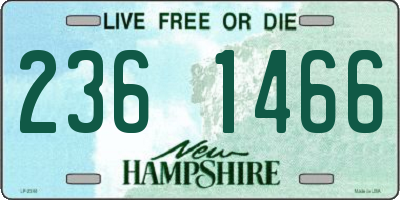 NH license plate 2361466