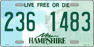 NH license plate 2361483