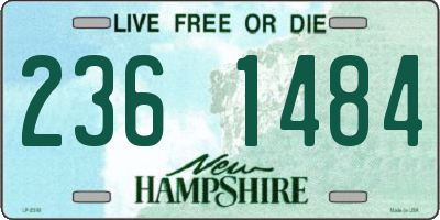 NH license plate 2361484