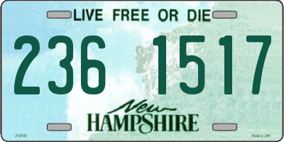 NH license plate 2361517