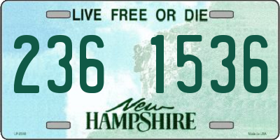 NH license plate 2361536