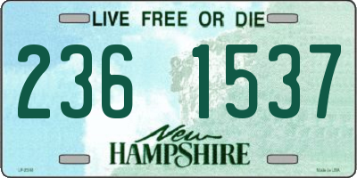 NH license plate 2361537