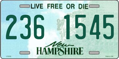 NH license plate 2361545