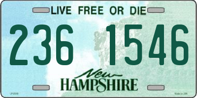 NH license plate 2361546