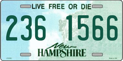 NH license plate 2361566