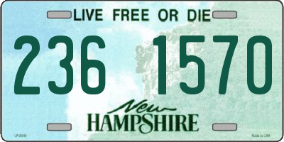 NH license plate 2361570