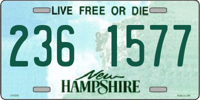 NH license plate 2361577