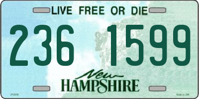 NH license plate 2361599