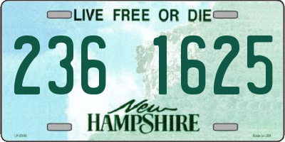 NH license plate 2361625