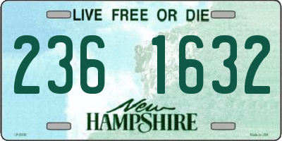 NH license plate 2361632