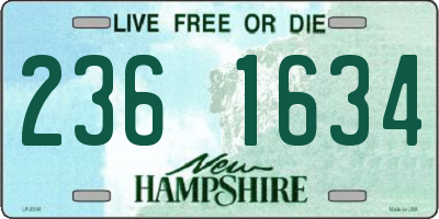 NH license plate 2361634
