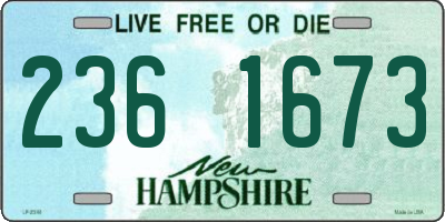NH license plate 2361673