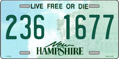 NH license plate 2361677