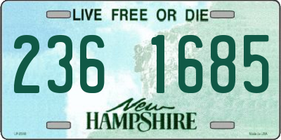 NH license plate 2361685