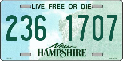 NH license plate 2361707