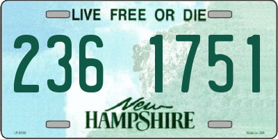 NH license plate 2361751