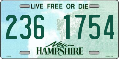 NH license plate 2361754