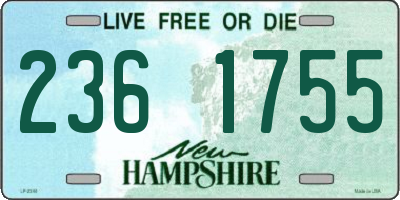 NH license plate 2361755