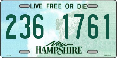 NH license plate 2361761