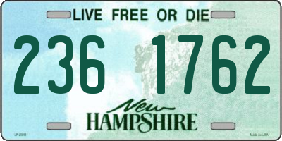 NH license plate 2361762