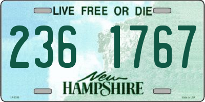NH license plate 2361767