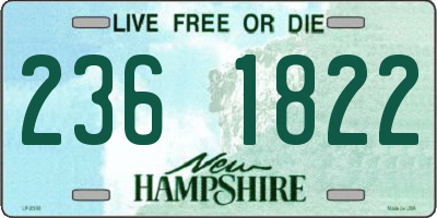NH license plate 2361822