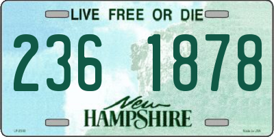 NH license plate 2361878