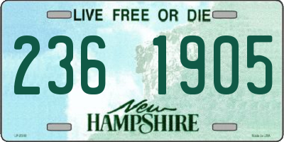 NH license plate 2361905