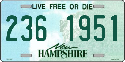 NH license plate 2361951