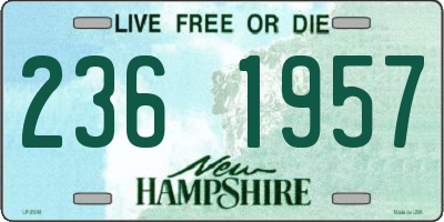 NH license plate 2361957