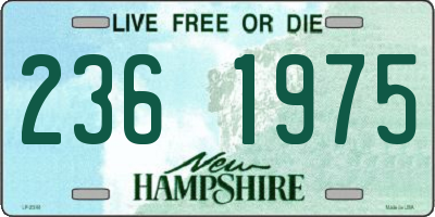 NH license plate 2361975