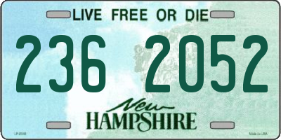 NH license plate 2362052