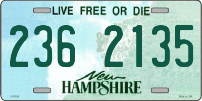 NH license plate 2362135