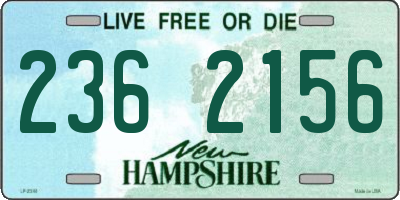 NH license plate 2362156