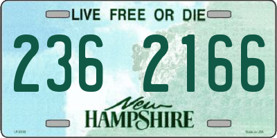NH license plate 2362166
