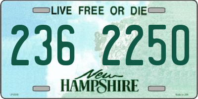 NH license plate 2362250