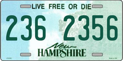 NH license plate 2362356