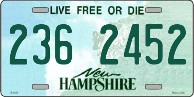 NH license plate 2362452