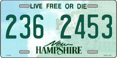 NH license plate 2362453