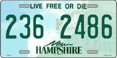 NH license plate 2362486