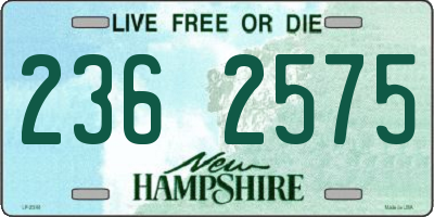 NH license plate 2362575
