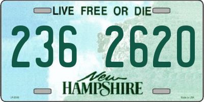 NH license plate 2362620