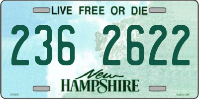 NH license plate 2362622