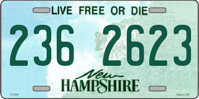 NH license plate 2362623