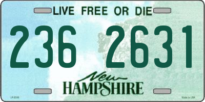 NH license plate 2362631