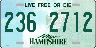 NH license plate 2362712